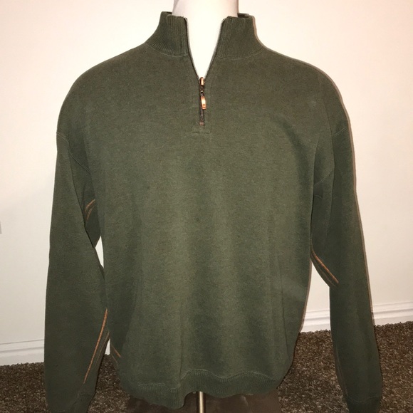 Tommy Bahama 1/4 Zip Reversible Sweater Size XL - Picture 1 of 5